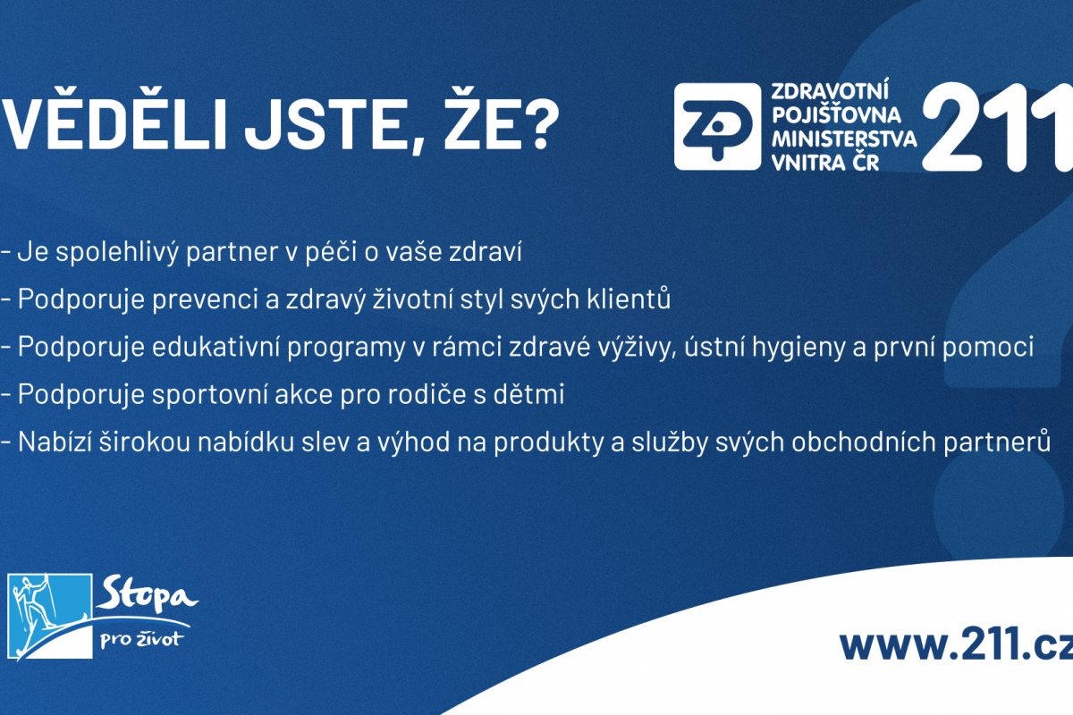 ZP MV ČR – hrdý partner Stopy pro život!